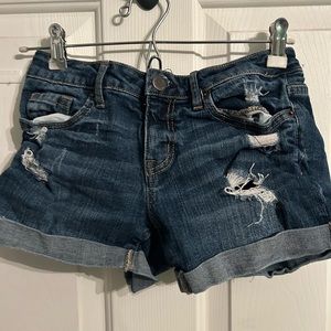 Aéropostale ripped Jean shorts size 2.